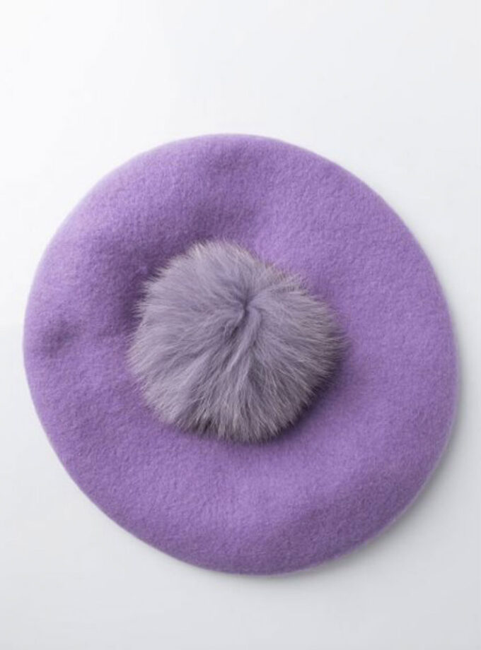 Color Pop Faux Fur Berets