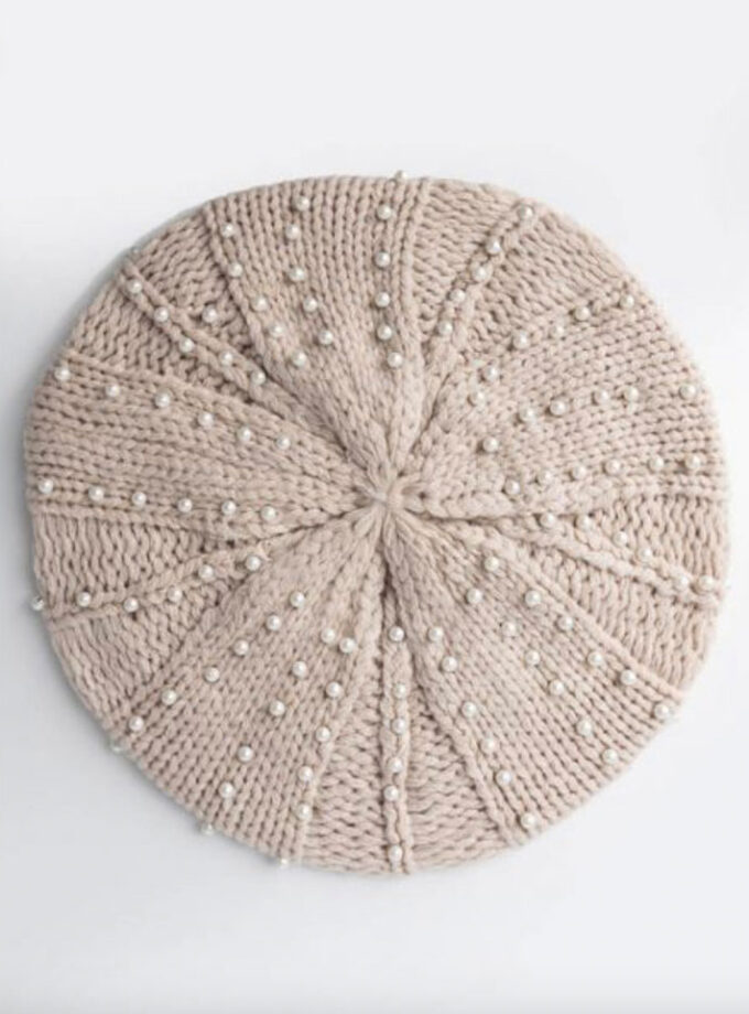 Pearl Knit Hat
