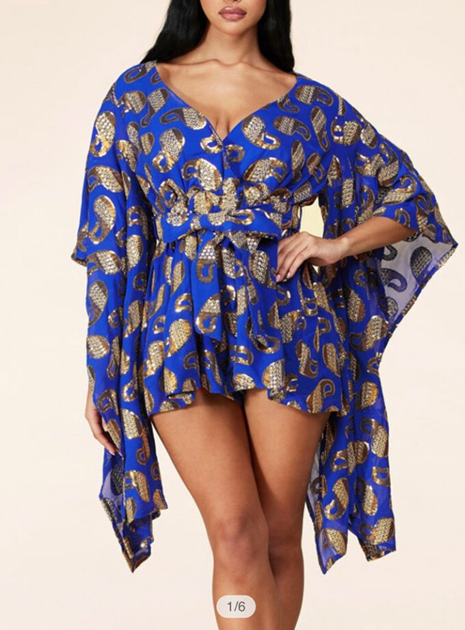 Royal Blue Romper
