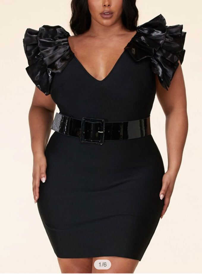 Bodycon Mini Dress Black