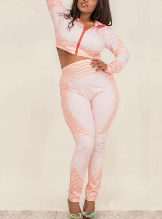 Pink 2 Pc. Jogger Set