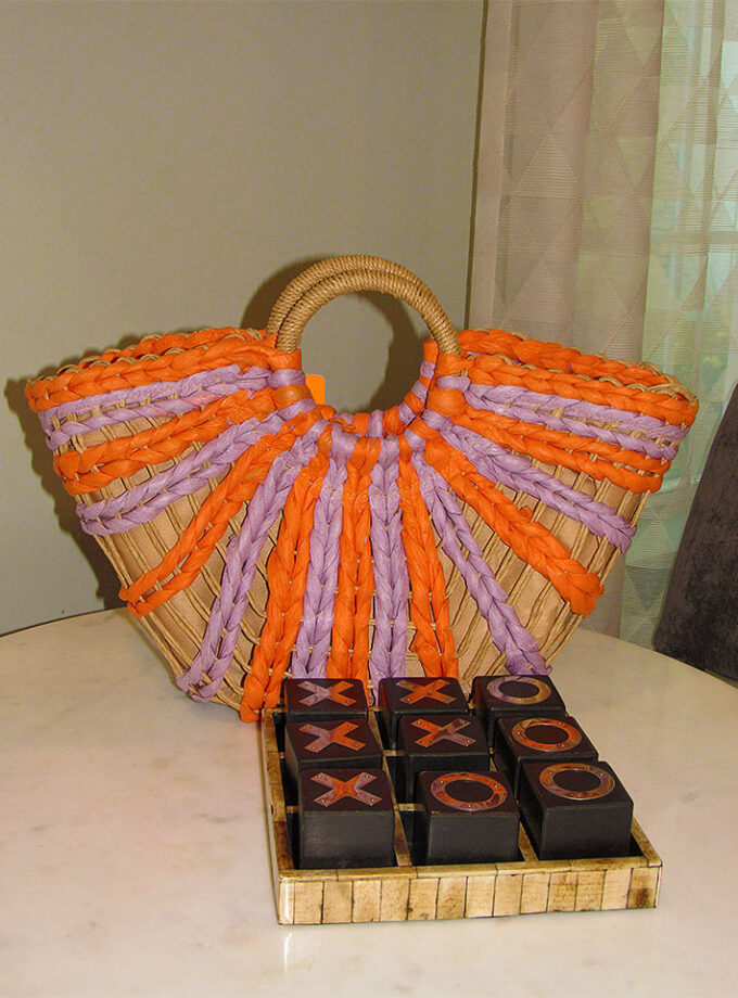 Purple & Organe Beach or Street Bag