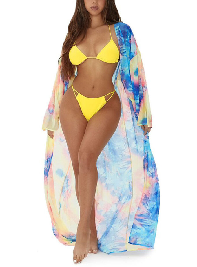 Festival Vibes Coverup-Blue Tiedye
