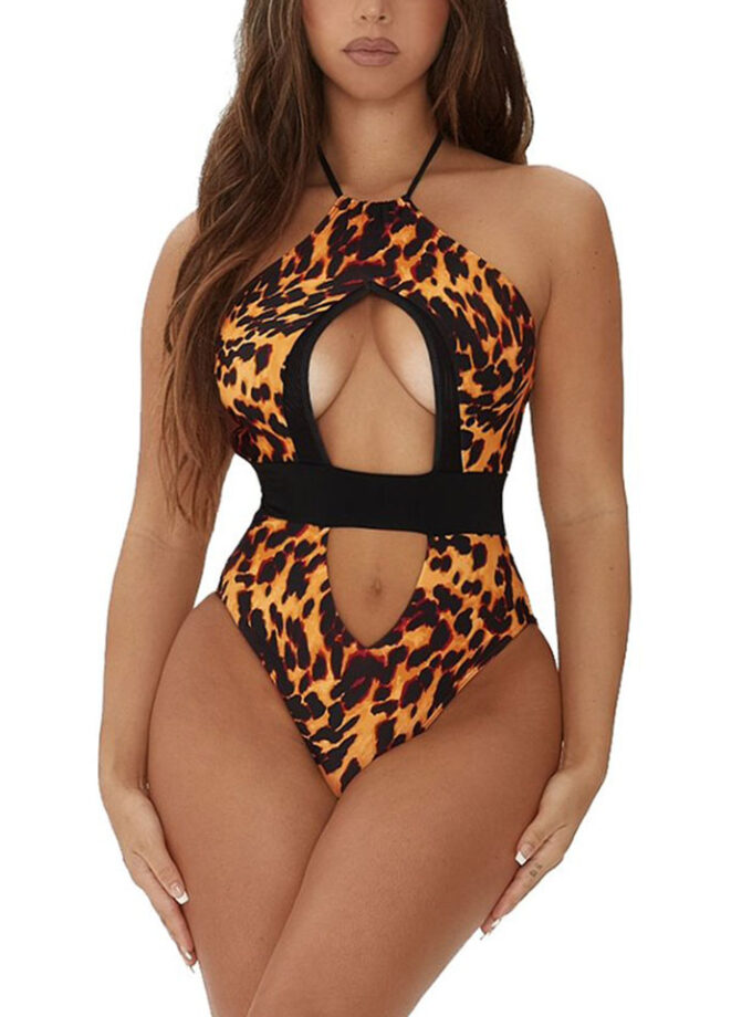 Jungle Fever Swimsuit Tortoise Print