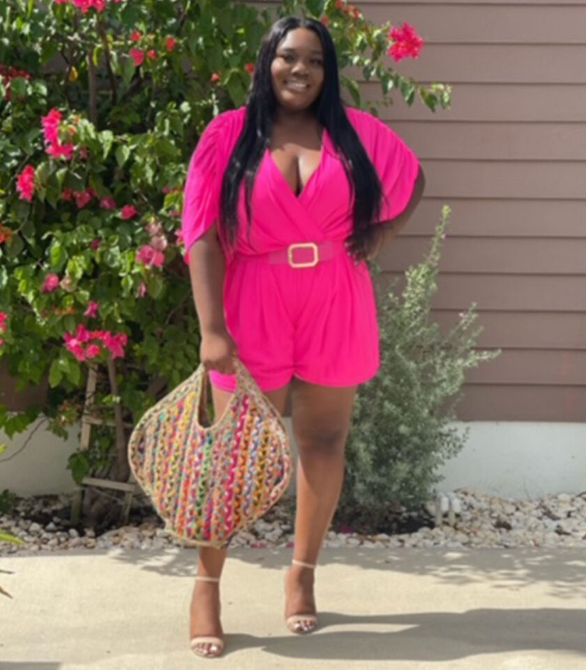 Pretty In Pink Romper